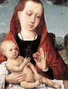 Virgin and Child before a Landscape Juan de Flandes